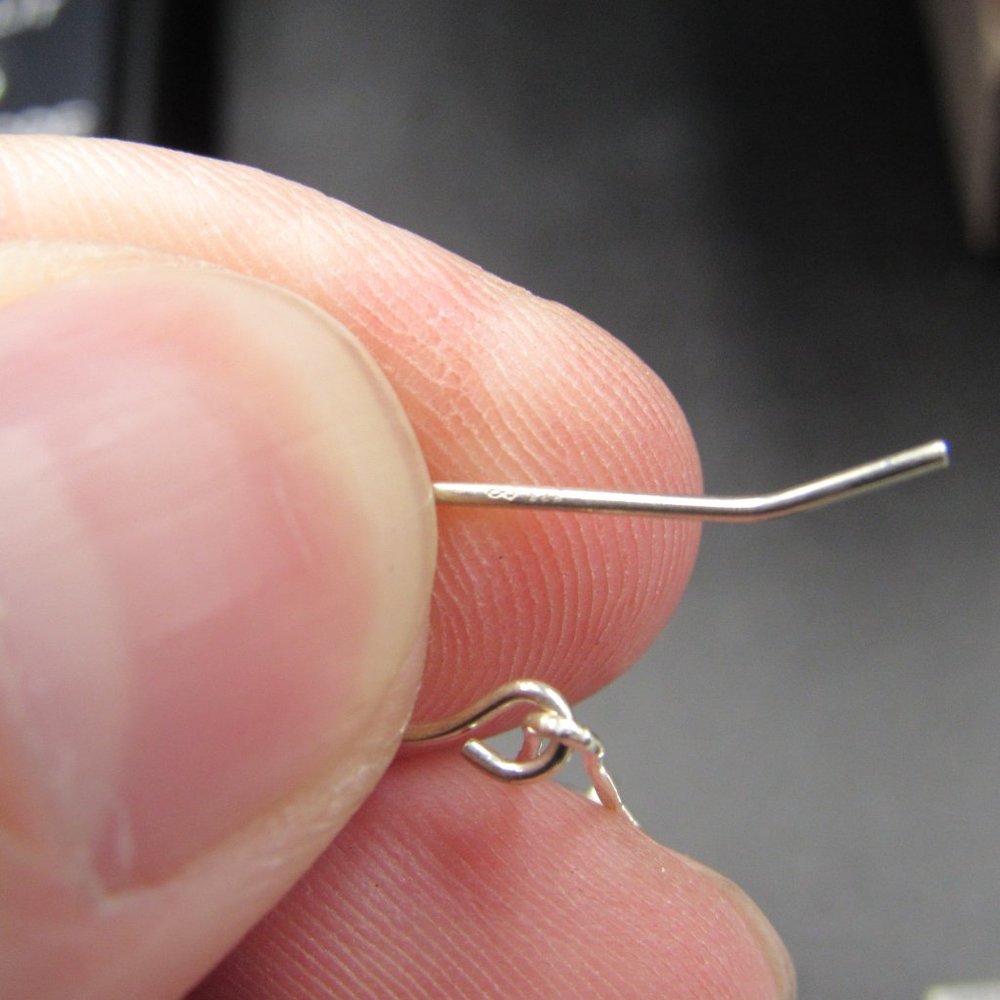 Sterling Silver Medium Orb Long Dangle Earrings - image 4